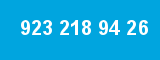 923 218 94 26